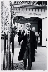 Art Zelin, David Bowie at the Carlyle, archival pigment print, 1982; printed later.