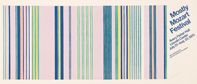 Various Designers, [Mostly Mozart Festival], group of five offset lithograph posters, 1970s and