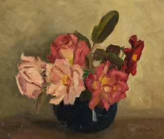 Charles Ethan Porter (1847-1923) Still Life with Flowers, circa 1890.