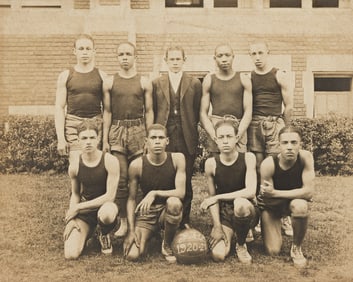 Addison Scurlock (1883-1964), Dunbar High School Basketball Team, 1921.