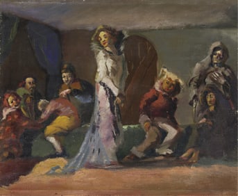 James A. Porter (1905-1970), The Masquerade, circa 1929.