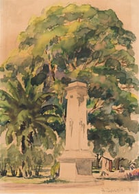 Aaron Douglas (1899-1979), Jackson Square, New Orleans, 1937.