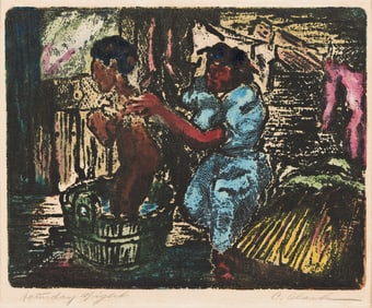Claude Clark (1915-2001), Saturday Night, 1939-1941.