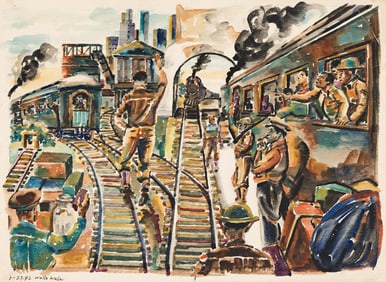 Masood Ali Wilbert Warren (1907-1995), Untitled (Walla Walla), 1942.