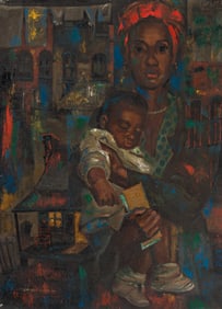 Roy E. LaGrone (1921-1993) Mother and Child, 1950.