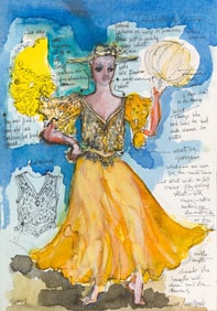 Ves Harper (1930-2004), Untitled (Costume Design for Revelations/Finale), circa 1959-60.