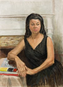 Ernest Crichlow, (1914-2005), Portrait of a Woman, 1968.
