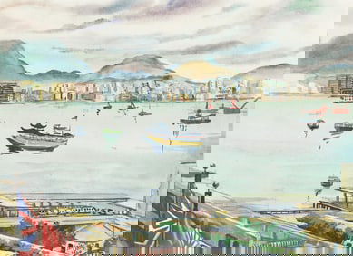 Loïs Mailou Jones (1905-1998), Causeway Bay, Hong Kong, 1966.