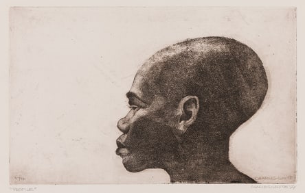 Charles White (1918-1979), Profile, 1974.