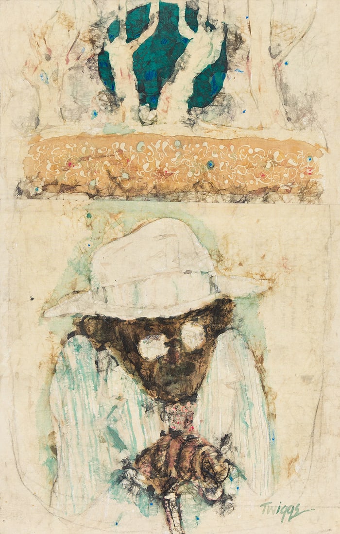 Leo Twiggs, (1934-), Homage to Brother Andrew II, circa 1970-71. (1 of 1)