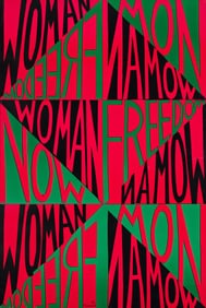 Faith Ringgold (1930-2024), Woman Freedom Now, 1971.