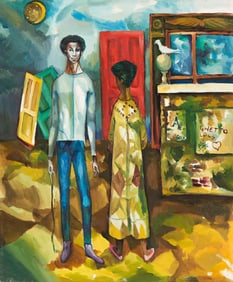 Frederick D. Jones, Jr. (1914-2004), Untitled (Couple), circa 1970.