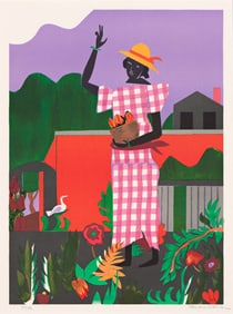 Romare Bearden (1911-1988), Girl in the Garden, 1979.