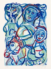 Herbert Gentry (1919-2003), Together with Friends, 1992.