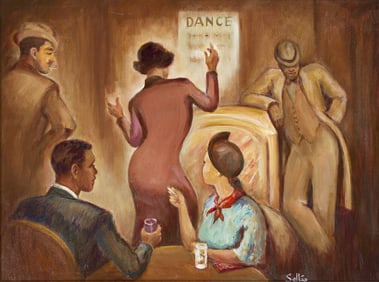 Charles L. Sallee, Jr. (1911-2006), Swingtime, 1985.