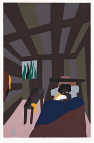 Jacob Lawrence (1917-2000), The Birth of Toussaint, 1986.