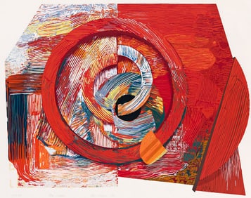 Sam Gilliam (1933-2022), For Xavier, 1990.