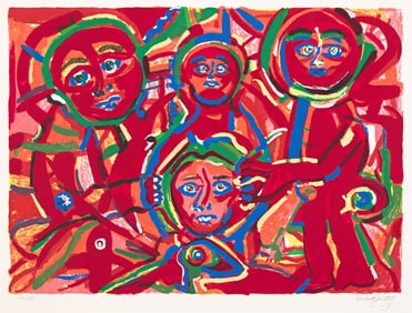 Herbert Gentry (1919-2003), The Red One, 1991.