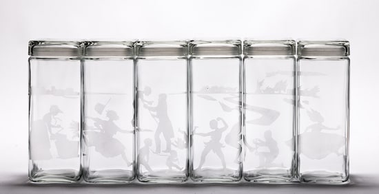 Kara Walker (1969-), Canisters, 1997.