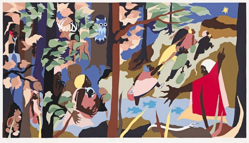 Jacob Lawrence (1917-2000), Forward Together, 1997.