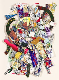 Sam Gilliam (1933-2022), Collage in Relief, 2006