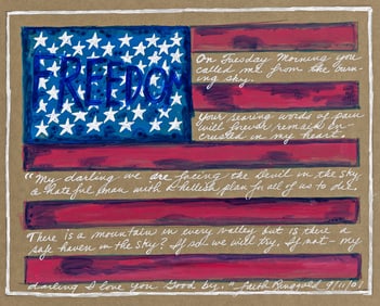 Faith Ringgold (1930-2024), Flag: Freedom, 2001.