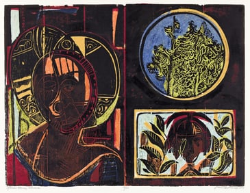 David C. Driskell (1931-2020), African Women, Windows, 2004.