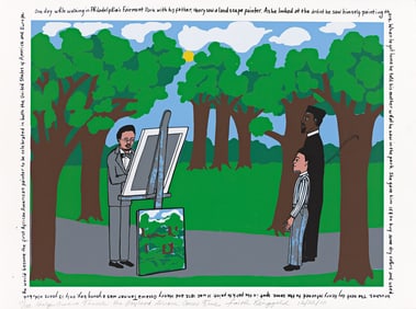 Faith Ringgold (1930-2024), Henry Ossawa Tanner: His Boyhood Dream Comes True, 2010.
