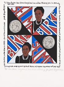 Faith Ringgold (1930-2024), Dear Selma, Every Time I See a Dime I Think of You, 2010.