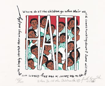 Faith Ringgold (1930-2024), Where Do All the Children Go...? 2010.
