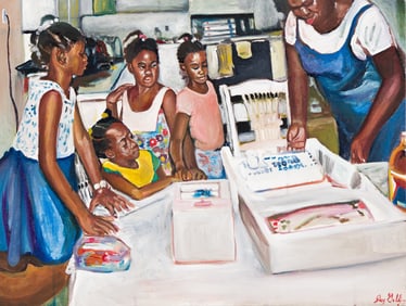 Jay Golding (1989-), Time To Cut The Cake, 2019.