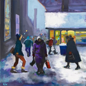 Ronald L. Washington (1957-), Winter Flurries, 2019.