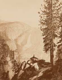 Eadweard Muybridge. Falls of the Yosemite. From Glacier Rock (No. 36). 1872.