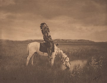 Edward S. Curtis. An Oasis in the Badlands. 1905.