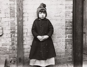 Jacob Riis. "I Scrubs." Katie, who keeps house on West Forty-Ninth Street. Circa 1890; printed circa