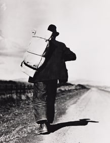 Dorothea Lange. Migrant worker on a California highway. 1935; printed 1970s.