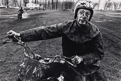 Danny Lyon. Bikerider, Schererville, Indiana. 1966; printed 1981.