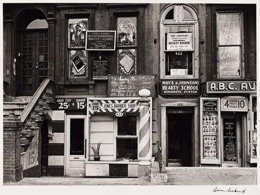 Aaron Siskind. Facades, from the Harlem series. 1938; printed circa 1980.