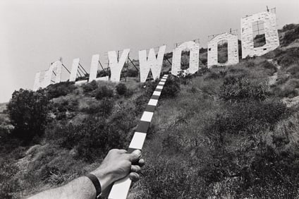 Kenneth Josephson. Hollywood, from the Archaeological series, Two Meter Stick. 1975.