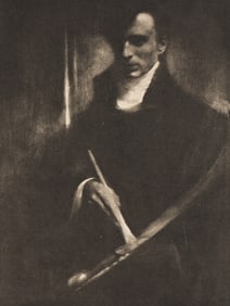 Edward Steichen. Self-portrait, from Camera Work Number 2. 1903.