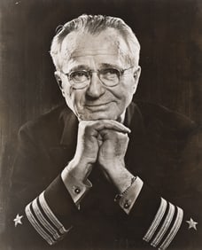 Yousuf Karsh. Portrait of Naval Commander Edward Steichen, Washington, D.C. 1944; printed before