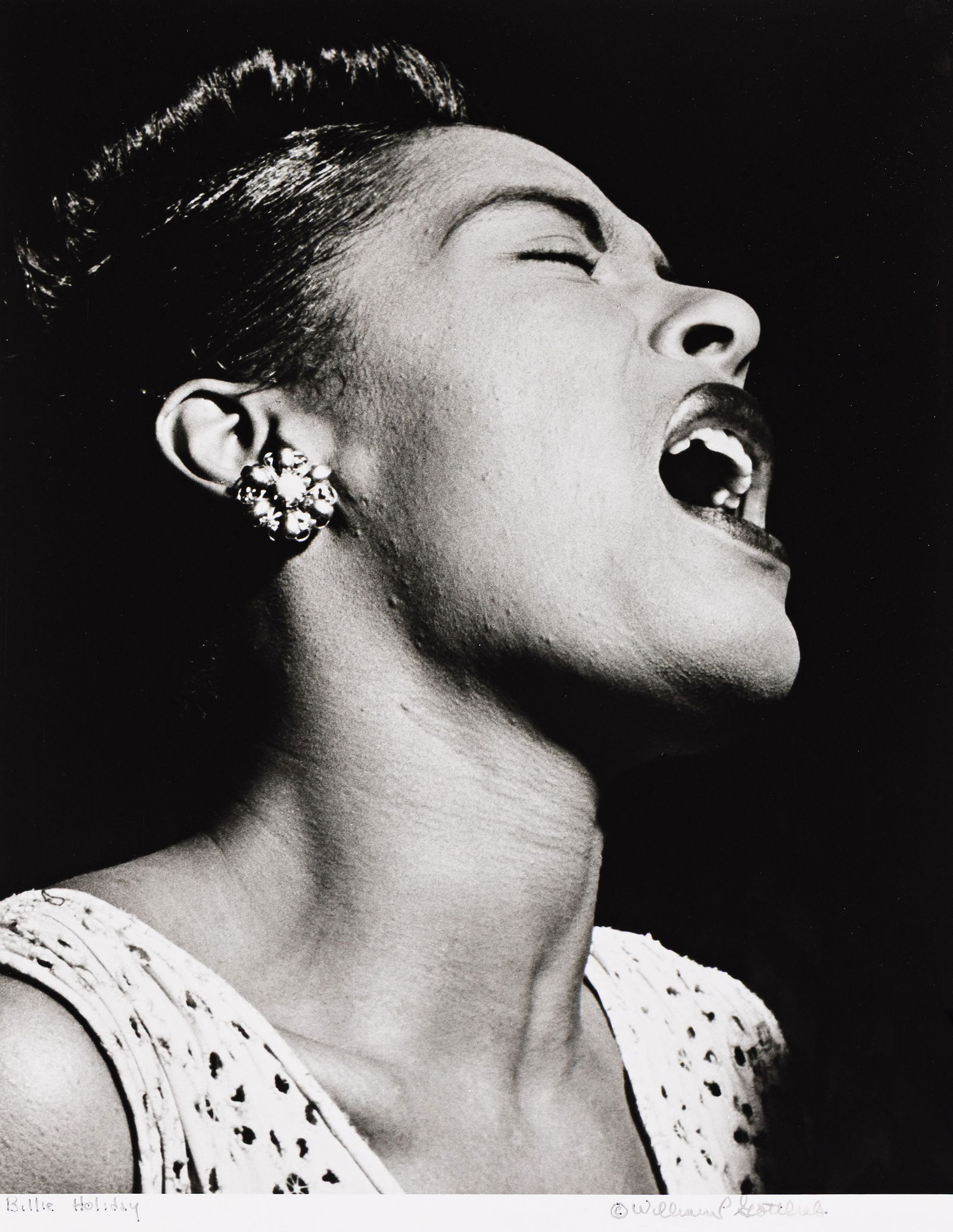 William Gottlieb. Portrait of Billie Holiday. 1948; printed 1979. (1 of 1)