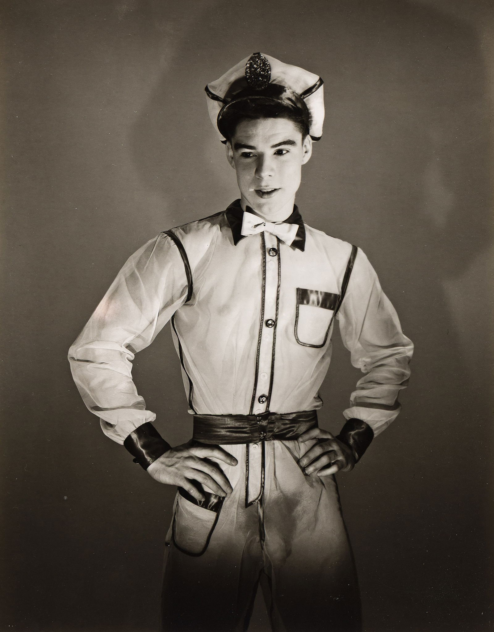 George Platt Lynes. Portrait of Jacques díAmboise in Paul Cadmus' costume for the ballet (1 of 1)