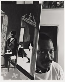 Arnold Newman. Jacob Lawrence, Brooklyn, NY. 1959; printed 1990s.