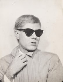 Andy Warhol. Self-portrait in a photo booth. 1963.