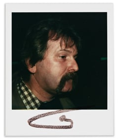 Andy Warhol. Portrait of the photographer and critic Paul McMahon. 1979.