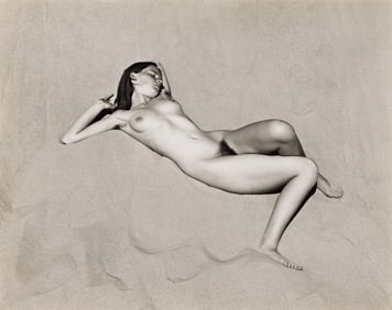 Edward Weston. Nude on Sand, Oceano (Charis). 1936; printed 1972 by Cole Weston.