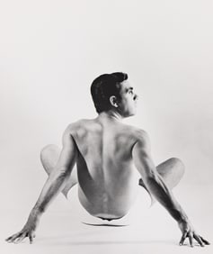 George Platt Lynes. Male figure study. Circa 1950.