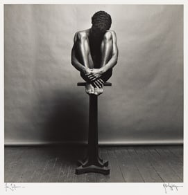Robert Mapplethorpe. Phillip on Pedestal (Front). 1979.
