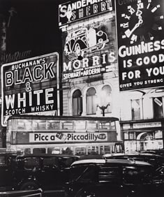 Bill Brandt. Right in the middle of Piccadilly Circus. 1930s; printed 1970s.